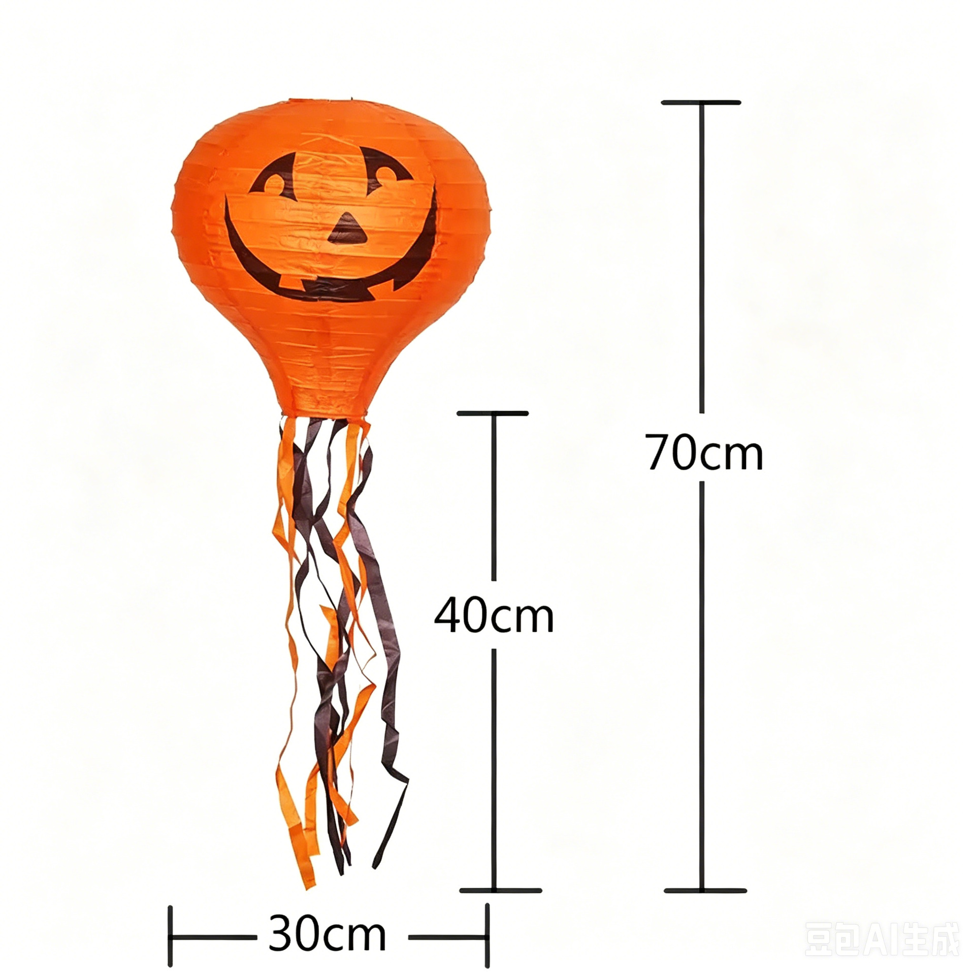 Decoración de Halloween linterna de papel decoración colgante decoración de fiesta decoración de Acción de Gracias decoración fantasma decoración calabaza bola de panal