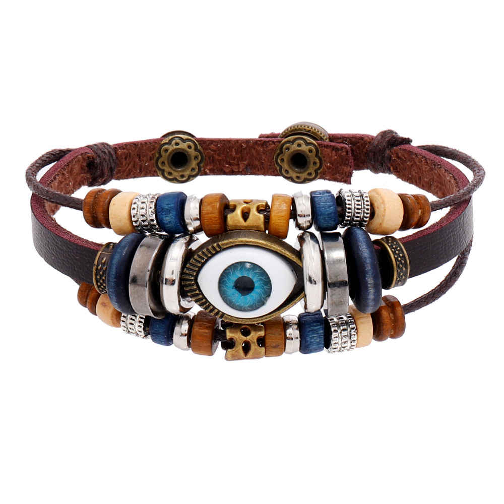 Lucky Evil Eye Red String Bracelet Protection Beaded Jewelry_voghion.com