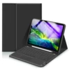 IPad Round Cap Touch Keyboard#Black Protective Case