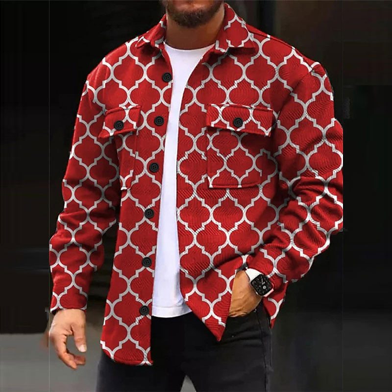 Chaqueta de manga larga con solapa al estilo del puerto de la calle principal para hombres Chaqueta de temperamento de moda de todo fósforo de tendencia de primavera y otoño MD05