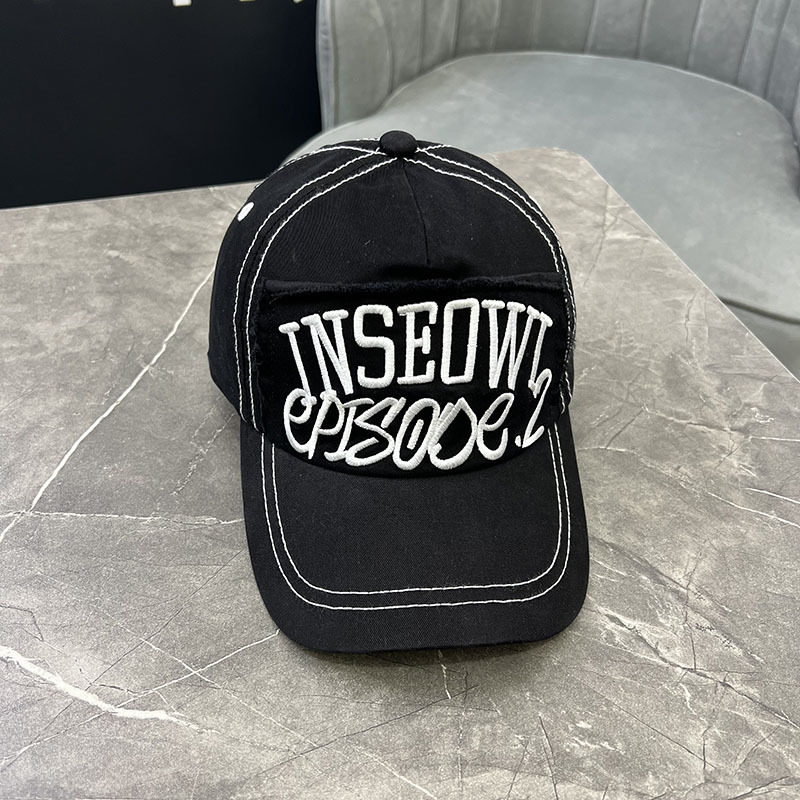 Primavera y verano sombreros de béisbol para niños, sombreros delgados para niños y niñas, moda coreana hip-hop bordada, marcas de moda callejera