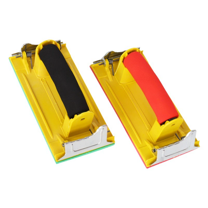 Прямые поставки с фабрики держатель наждачной бумаги инструмент для полировки стен пластиковая наждачная бумага железная пластина Держатель наждачной бумаги губчатая ручка Наждачная рама