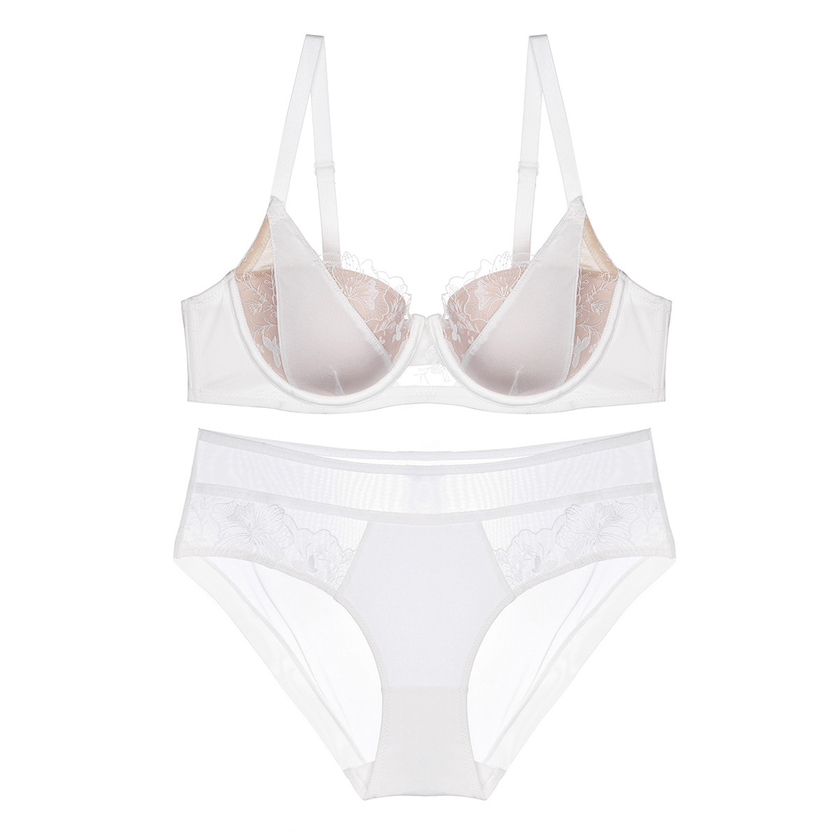 Lingerie Two Pieces Fur Chest Double Straps ZU2134 main image 0