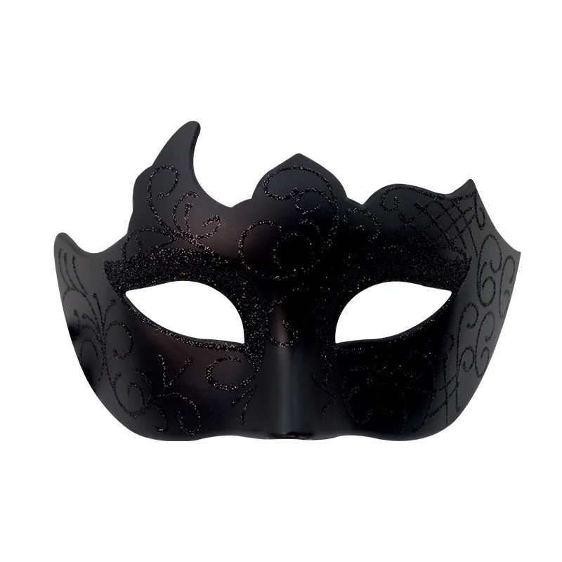 Halloween nueva corona de diamantes pareja baile máscara media cara set fiesta misteriosa disfraz