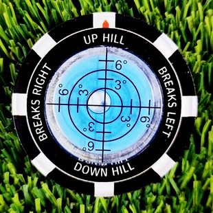 Cross-Border Hot Selling Golf Double-Sided Mark Outer Frame Scale Level Meter Green Ball Mark Mark Accessories