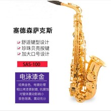 萨克斯 降E调中音萨克斯风管乐器 双笛头配置 初学考级专业演奏