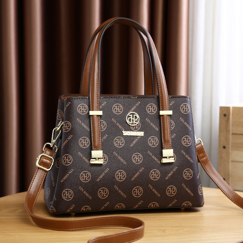 Capacious one-shoulder bag