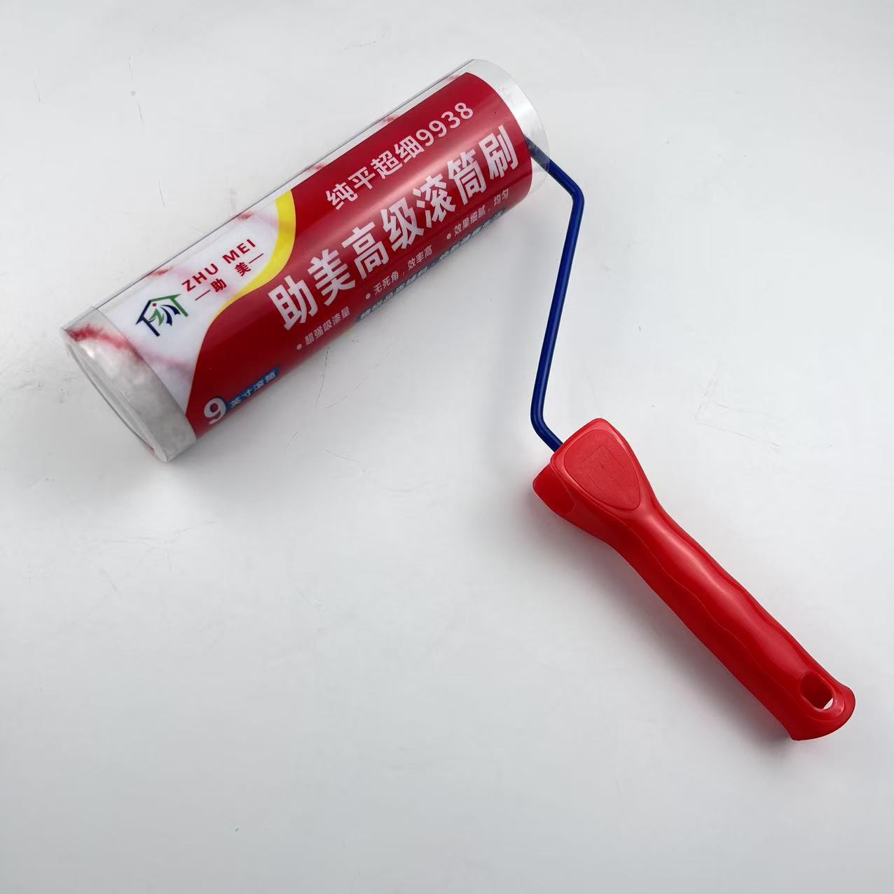 Ayudando a la belleza 4 cepillo de rodillo de esquina pequeña de cuatro pulgadas, cepillo de pintura, sin ángulo muerto, producción de cabezal de pulgar pequeño, núcleo de rodillo de rodillo pequeño