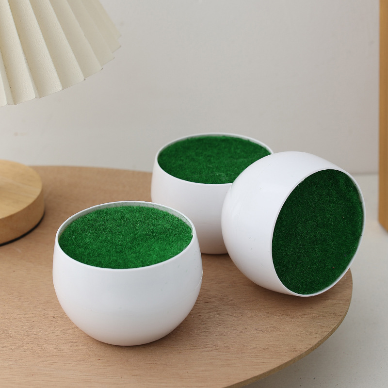 Set semplice di piante grasse verdi, decorazione versatile per la casa, adatto sia per uso interno che esterno_voghion.com