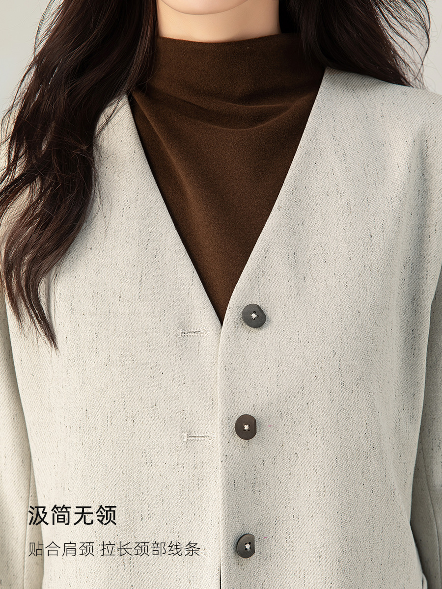 Design autumn short classic suit jacket