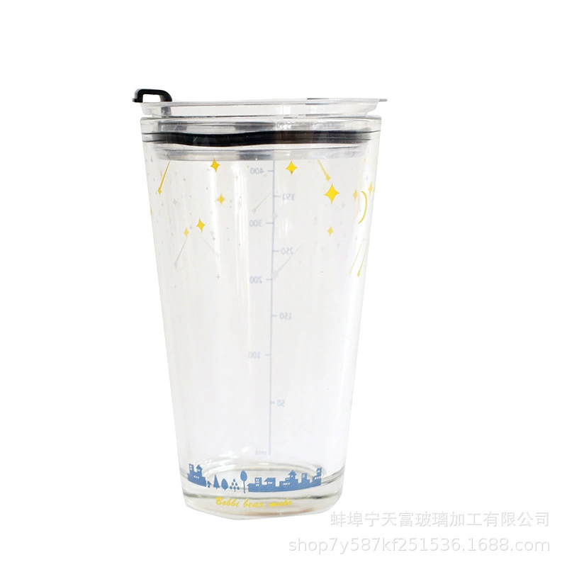 Cartoon glass hairpins, creative cute straw for office, wholesale