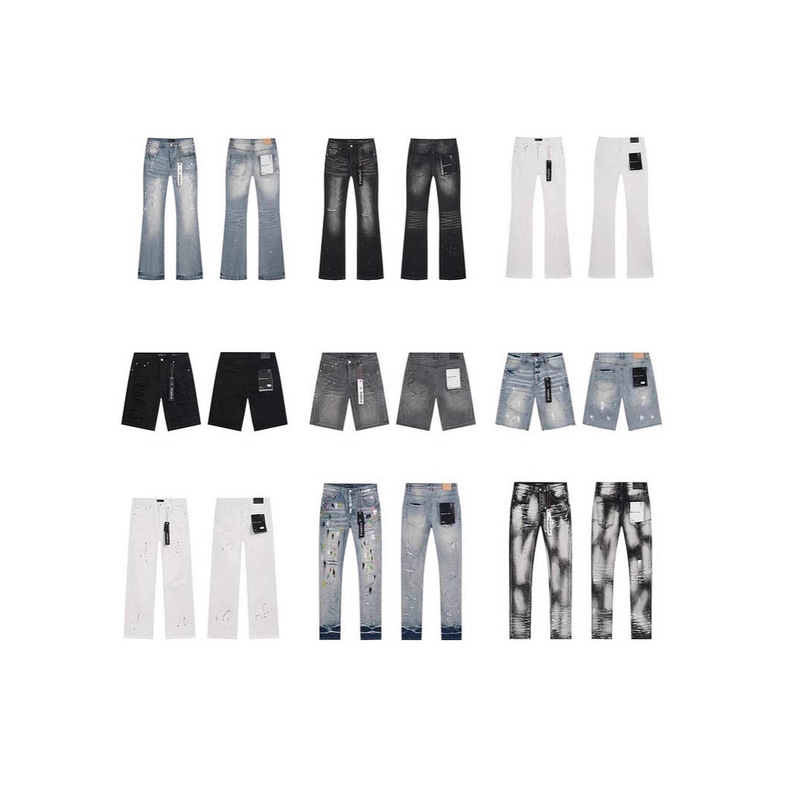 American Trendy Brand Men's and Women's Casual Washed Loose Straight Pants, Bell-Bottom Pants, Shorts and Jeans Collection