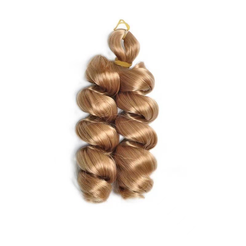 Fábrica directa de 12 pulgadas French Loose Curl Crochet Hair nuevo estilo de cabello de crochet africano