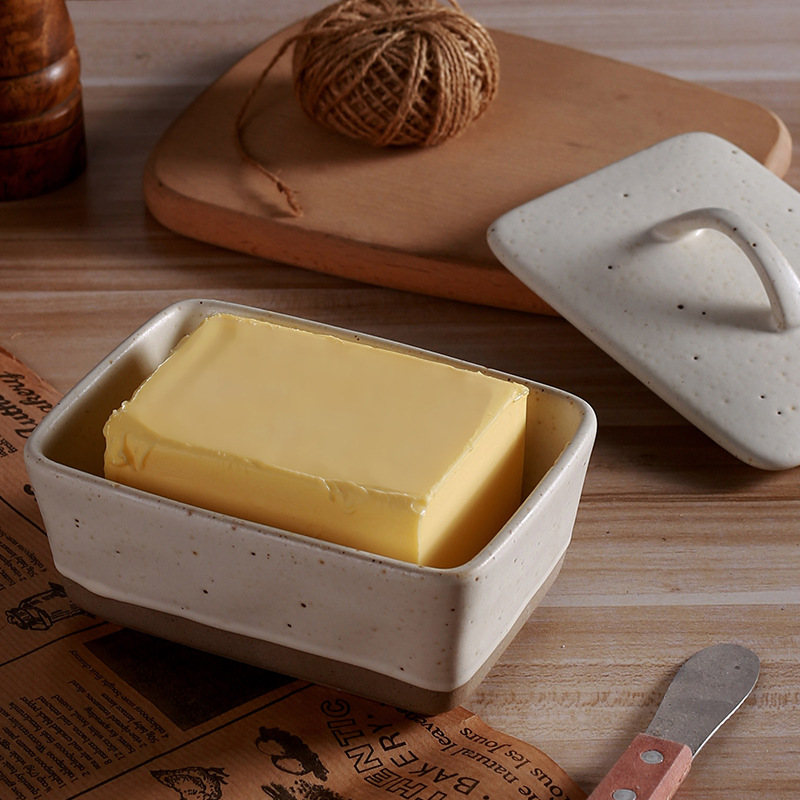 Transfronterizos para retro creatividad caja de mantequilla de viento mayorista caja de mantequilla casera de Navidad