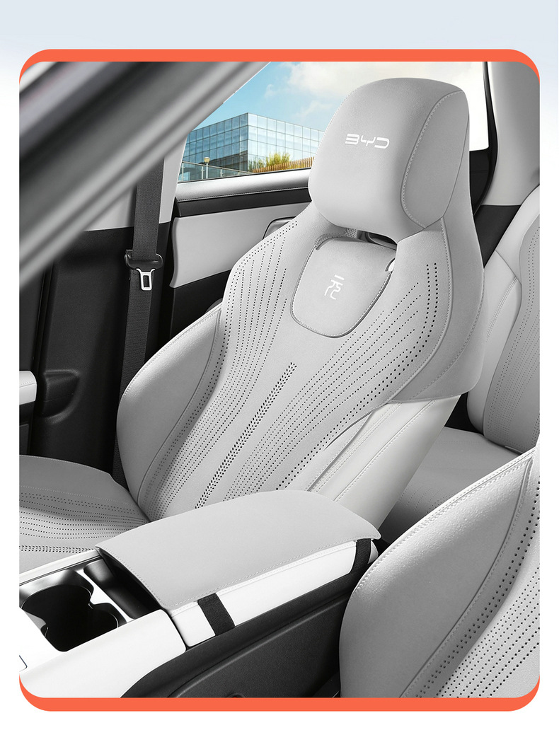 Car seat covers suitable for BYD Yuan UP and BYD Atto2, all-season cushion, semi-cover, ultra-thin, specialized seat pad