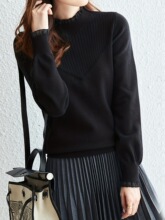 N 40951 Semi High Neck Knit Top ��������� �羳ŷ��