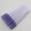 White rod light purple brush