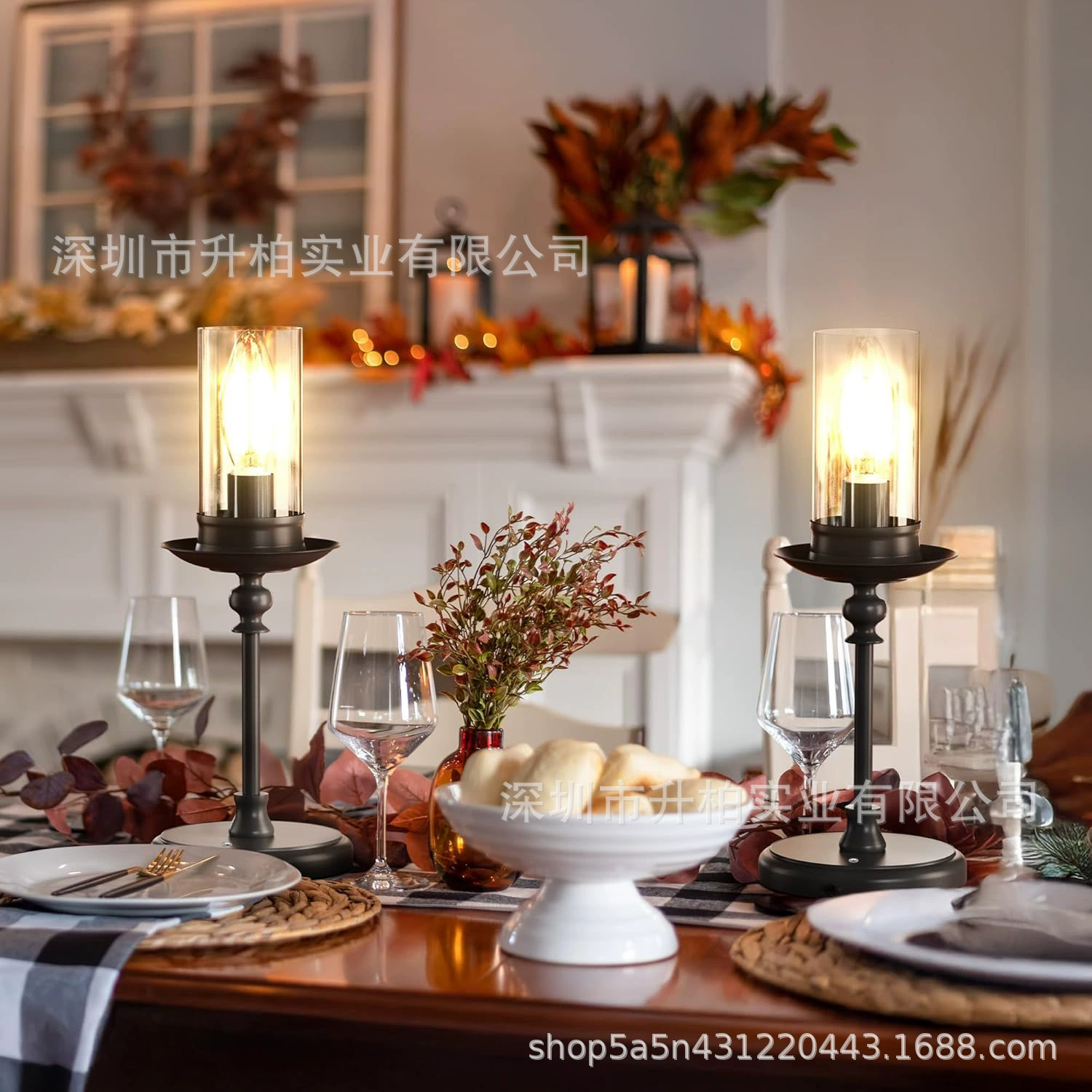 Подсвечник-лампа, ретро-лампа для обеденного стола, новая подсвечник-лампа в европейском стиле, лампа для домашнего декора с прямой поставкой от Amazon, диммируемая лампа в скандинавском стиле