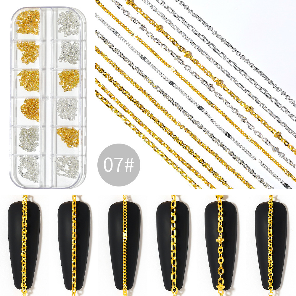 7 # joyería de cadena