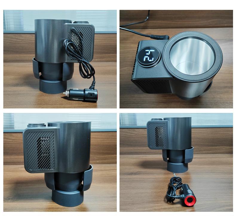Car intelligent hot and cold cup car desktop dual-use hot and cold cup home office portable refrigeration heating car refrigerator