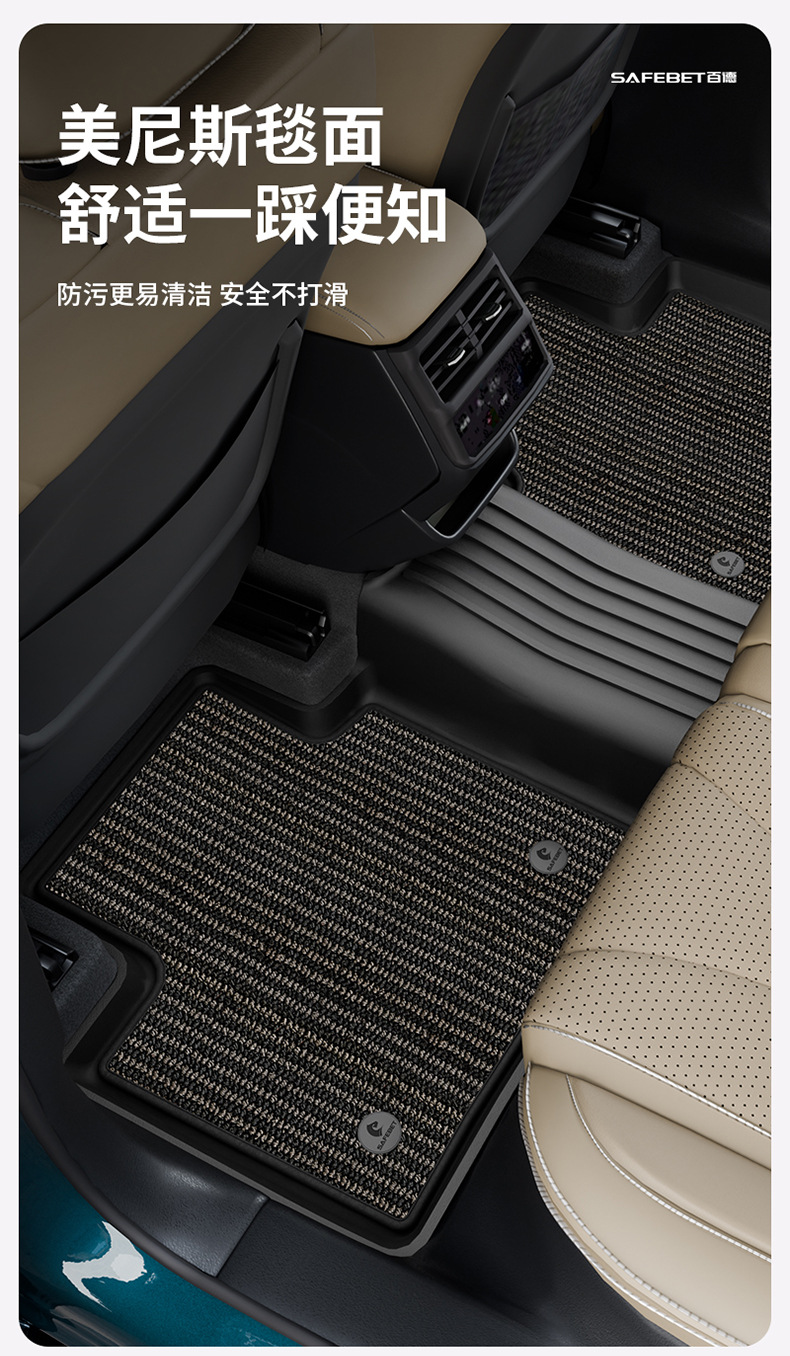 Suitable for Geely Galaxy E5 A7 Xingjian 7 Xingyue L Emgrand Xingyuan Special Car-Specific Colorful Tpe Car Floor Mats