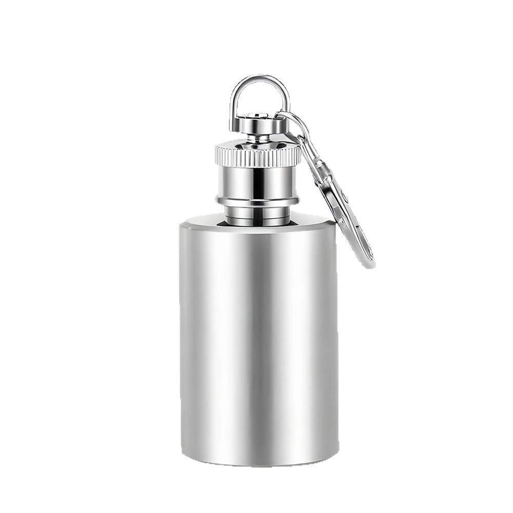 Mini botella de acero inoxidable 1 - 2 onzas botella de vino redonda portátil botella de vino cuadrada botella de vino regalo