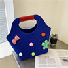 new pattern Klein Storage bag reticule thickening felt Sleeve Hundred Days Souvenir  bucket Totes