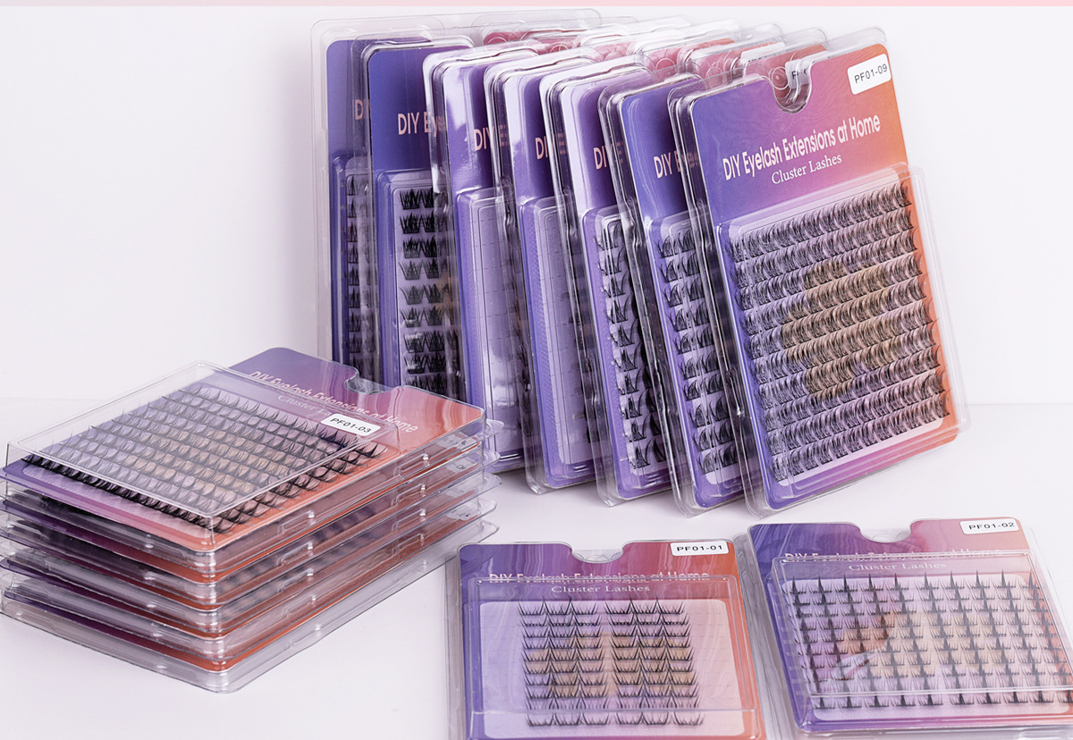 10-row large-capacity false eyelashes, naturally thick and segmented comic eyelashes, fox-style sunflowers in stock from the manufacturer undefined