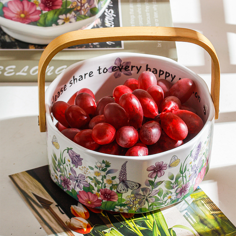 2024 fabricante diseñador cooperativo original retro estilo de acuarela de cerámica de moda tazas de café platos de refrigerio plato