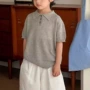 夏季男童短袖翻领t恤衫