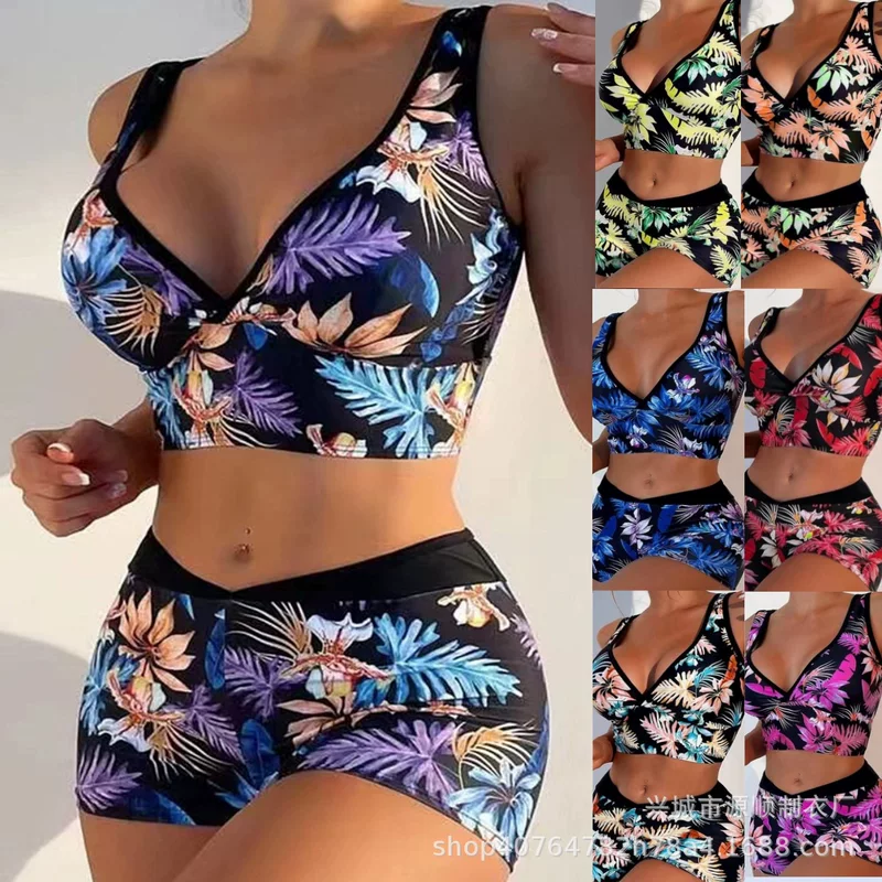 Многоцветный спортивный купальник, европейский стиль, Aliexpress, оптом