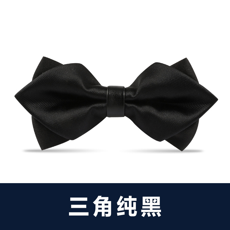 ↤↤↤삼각형 퓨어 블랙 나비넥타이 ↦=>=>=>