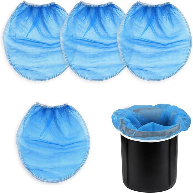 Трансграничная поставка, 5 упаковок готовых мешков для фильтрации краски, 5-галлонный эластичный эластичный синий мешок для фильтра с мелкой сеткой