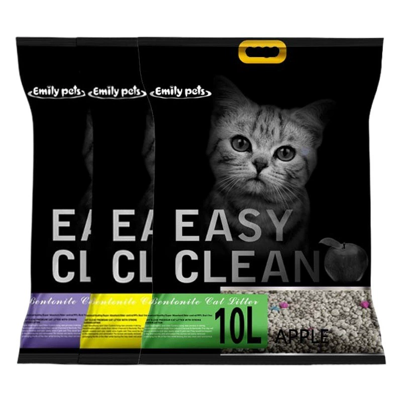 Домашняя кошка бентонитовый наполнитель для кошачьих туалетов Адсорбция запаха низкая группа пыли плотная ручка хорошее ощущение стопы удобная оптовая продажа