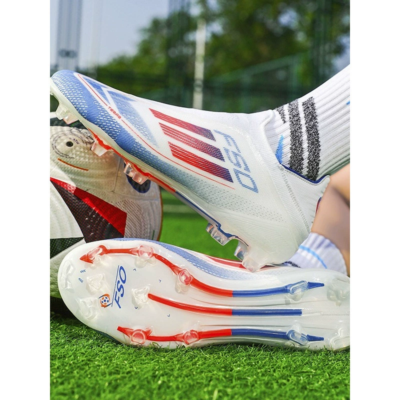 Трансграничные большие размеры 45 детские футбольные туфли Мужские и юношеские студенческие женские TF сломанные гвозди AG тренировочные кроссовки