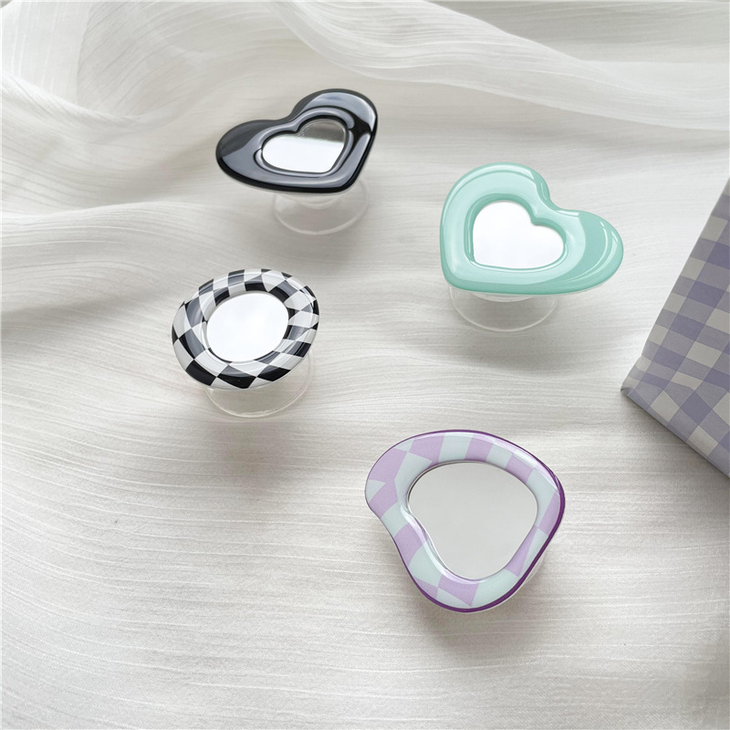 15g Weight Universal Applicable Brands Airbag Bracket Classification Acrylic Material Heart Shape, Flower, Rectangle Pattern Cute Style Heart Shape Flower Rectangle Acrylic Cute Universal Airbag Bracket 4