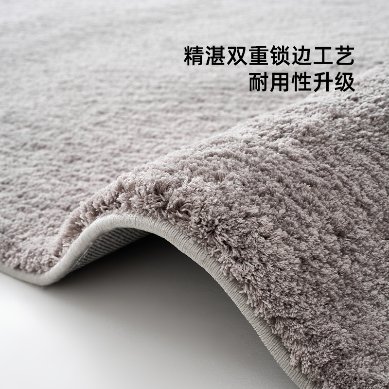 Alfombra de lana para el hogar de fábrica, resistente a las manchas y fácil de cuidar, alfombra para mesa de centro de sala de estar, alfombra para dormitorio con cobertura completa junto a la cama, se puede cortar a medida.