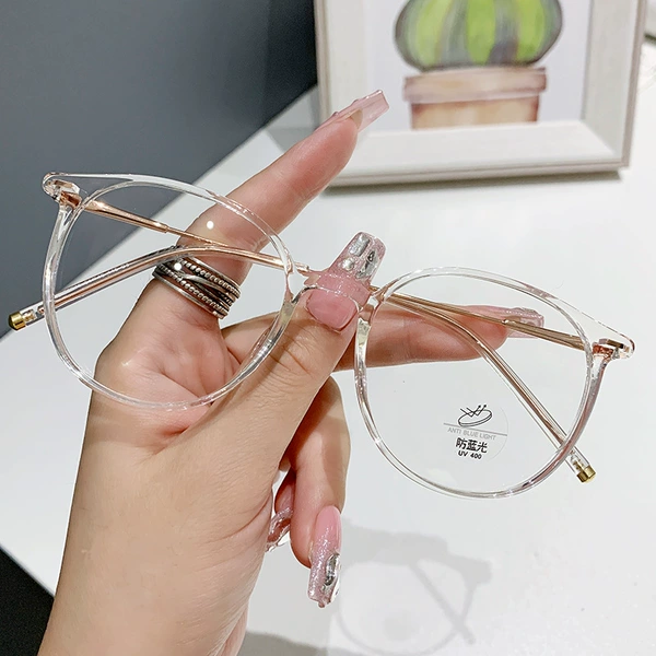 Transparent golden frame