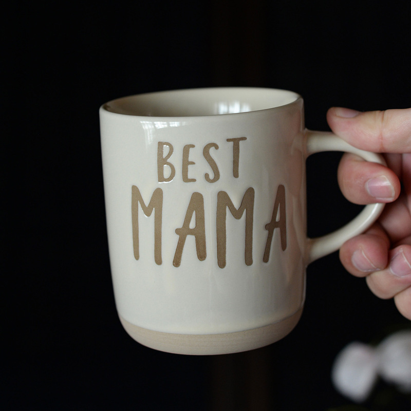 〖Mother's Day Gift Mug〗Ceramic Mug Office Water Cup Home Creative English Coffee Cup