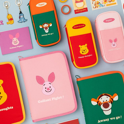 Korean cartoon Winnie the Pooh ipad bag tablet computer bag 11 inch 13 inch apple laptop sleeve bag