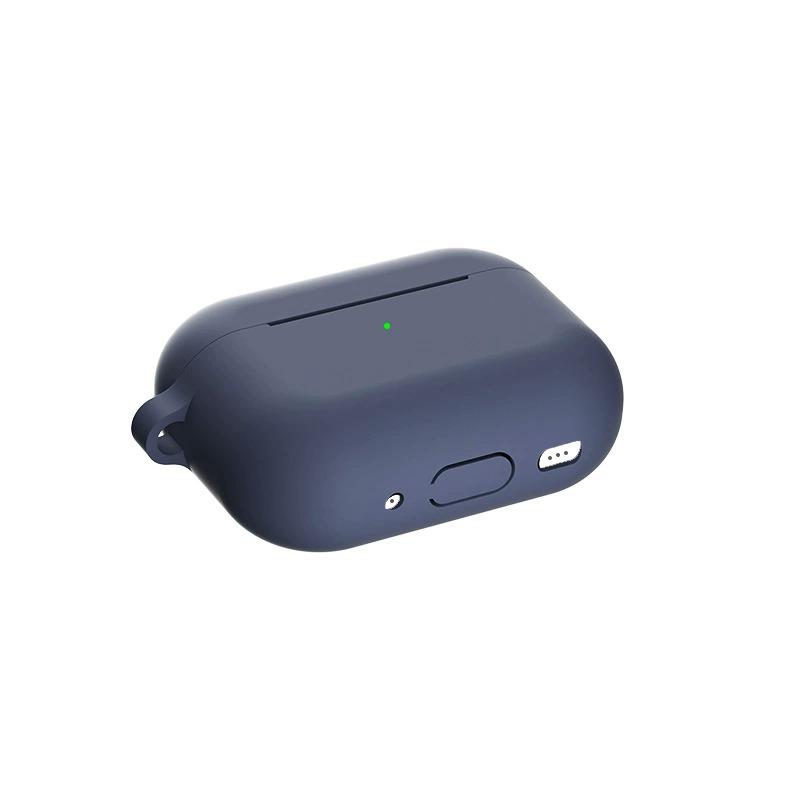 Силиконовый защитный чехол для Apple AirPods Pro 2, 2 мм, варианты мультицвета и металлической пряжки