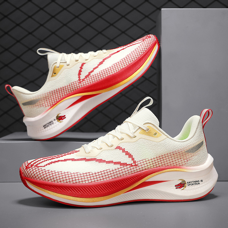 Couple Running Shoes Men's and Women's Shock Absorption Breathable High School Entrance Examination Lightweight Training Professional sneaker high quality Mesh Shoes