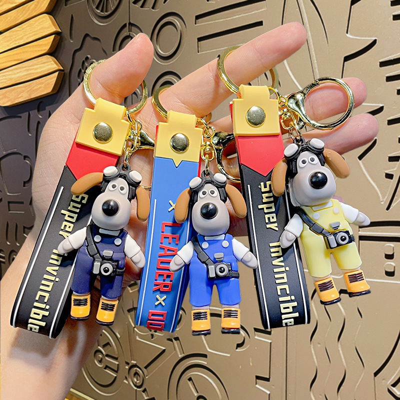 可爱网红创意卡通相机修狗掌门狗汽车背包小礼品钥匙扣挂饰批发