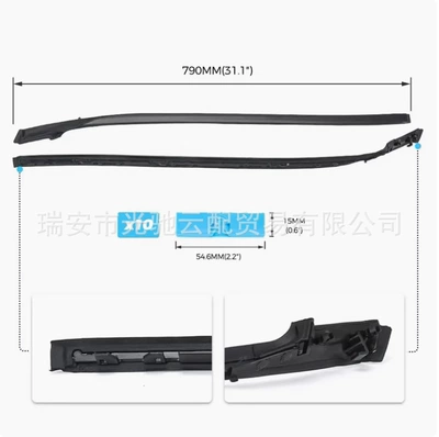 Vehicle Sealing Strip Trim Strip, Front Windshield Left