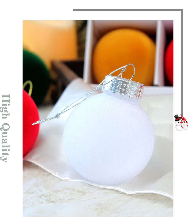 545g Weight Christmas decorating ball Kitchen and drinking utensils Christmas Balls Event & Party Supplies Christmas Simple Style Classic Style Solid Color PET Outdoor Party Christmas Decorating Ball