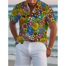 T 47021 Retro floral men's shirt ���Ż����г����羳����