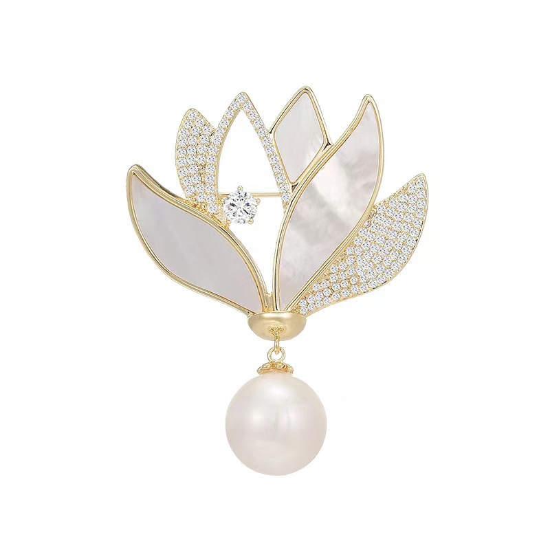 Broche de loto para mujer estilo chino joya de lujo elegante_voghion.com