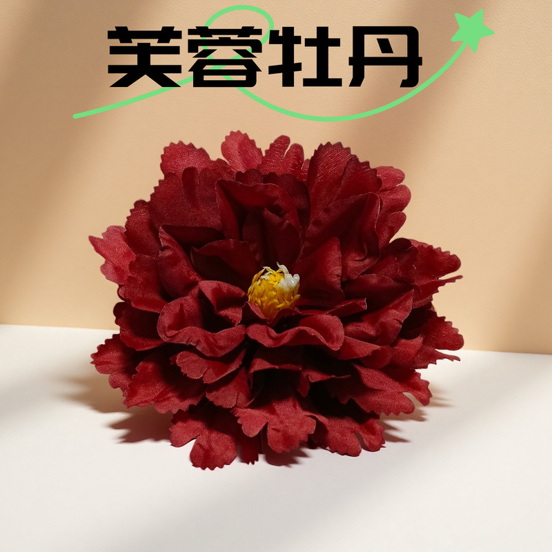 Artificial Peony Flower Heads (Hibiscus Peony) Direct from Manufacturer for Wedding Celebrations, Outdoor Scene Wall Arch Decoration