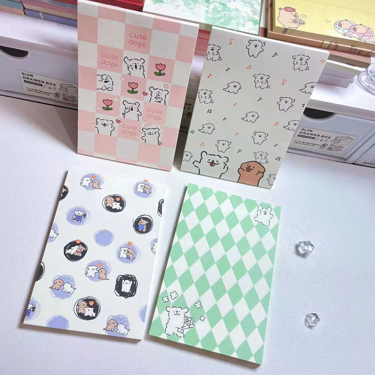 Записная книжка Line puppy note book Xiaohongshu супер милый невпитывающий смешанный заметок карманный мультфильм студент сообщение книга