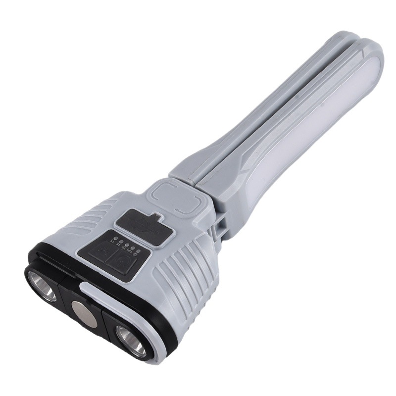Luz solar multifuncional para acampar, batería magnética de funcionamiento, linterna impermeable exterior de larga duración